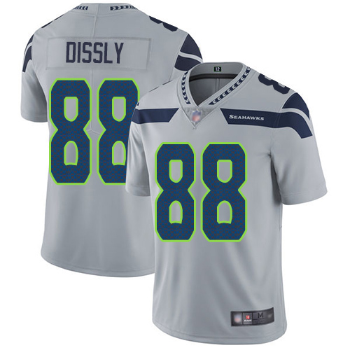 Seattle Seahawks Limited Grey Men Will Dissly Alternate Jersey NFL Football #88 Vapor Untouchable